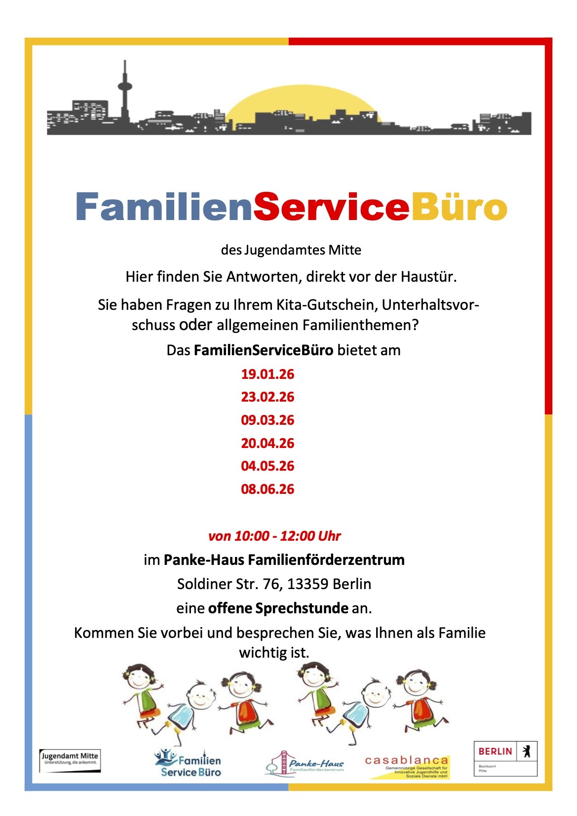 Plakat A3 FSB Mobil Panke Haus abJuli24