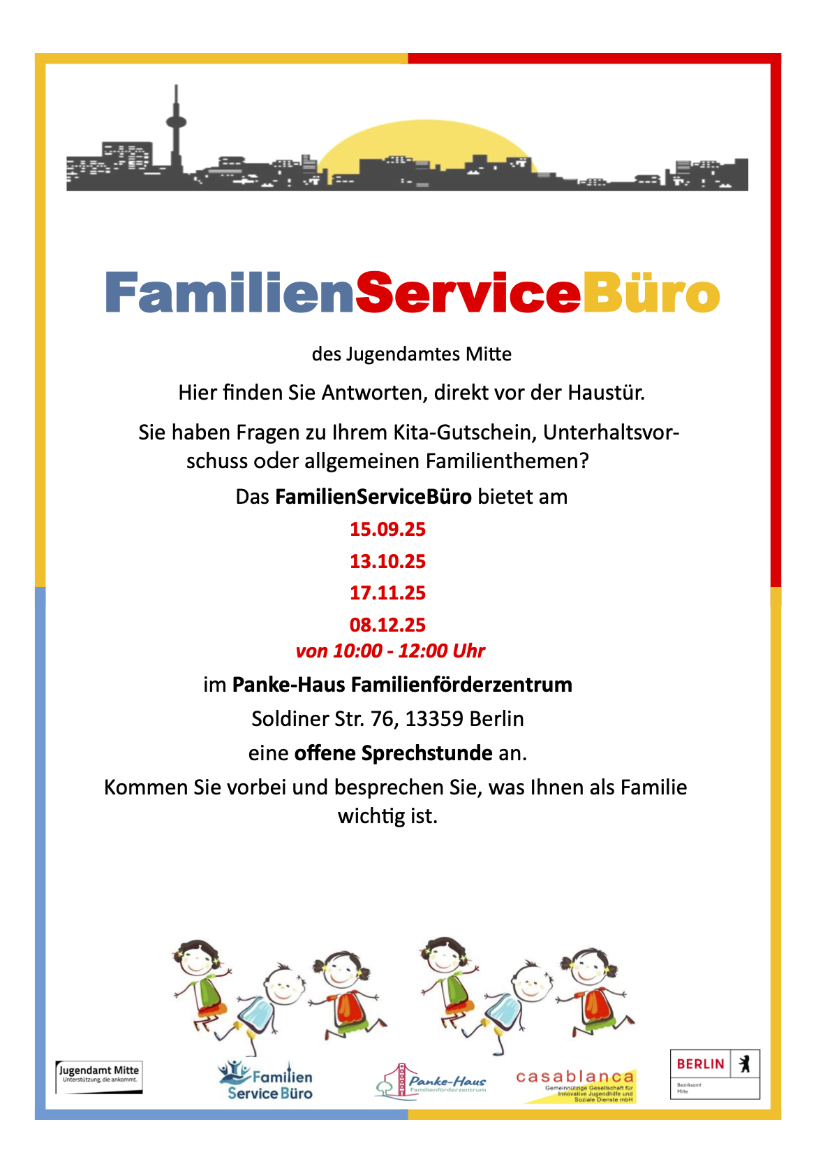 Plakat A3 FSB Mobil Panke Haus abJuli24